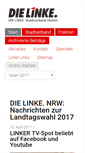 Mobile Screenshot of dielinke-herten.de